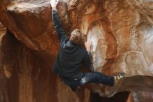 Bouldering in Hueco Tanks on 11/27/2019 with Blue Lizard Climbing and Yoga

Filename: SRM_20191127_1037270.jpg
Aperture: f/1.8
Shutter Speed: 1/160
Body: Canon EOS-1D Mark II
Lens: Canon EF 50mm f/1.8 II