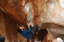 Bouldering in Hueco Tanks on 11/27/2019 with Blue Lizard Climbing and Yoga

Filename: SRM_20191127_1123500.jpg
Aperture: f/3.5
Shutter Speed: 1/250
Body: Canon EOS-1D Mark II
Lens: Canon EF 50mm f/1.8 II