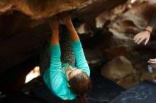 Bouldering in Hueco Tanks on 11/29/2019 with Blue Lizard Climbing and Yoga

Filename: SRM_20191129_1204380.jpg
Aperture: f/2.2
Shutter Speed: 1/250
Body: Canon EOS-1D Mark II
Lens: Canon EF 50mm f/1.8 II