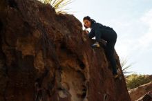 Bouldering in Hueco Tanks on 11/29/2019 with Blue Lizard Climbing and Yoga

Filename: SRM_20191129_1421530.jpg
Aperture: f/8.0
Shutter Speed: 1/250
Body: Canon EOS-1D Mark II
Lens: Canon EF 50mm f/1.8 II