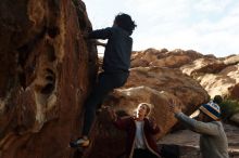 Bouldering in Hueco Tanks on 11/29/2019 with Blue Lizard Climbing and Yoga

Filename: SRM_20191129_1440460.jpg
Aperture: f/8.0
Shutter Speed: 1/250
Body: Canon EOS-1D Mark II
Lens: Canon EF 50mm f/1.8 II