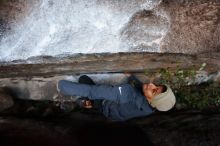 Bouldering in Hueco Tanks on 11/29/2019 with Blue Lizard Climbing and Yoga

Filename: SRM_20191129_1635430.jpg
Aperture: f/4.5
Shutter Speed: 1/250
Body: Canon EOS-1D Mark II
Lens: Canon EF 16-35mm f/2.8 L