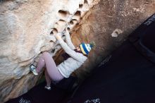 Bouldering in Hueco Tanks on 11/30/2019 with Blue Lizard Climbing and Yoga

Filename: SRM_20191130_1024520.jpg
Aperture: f/3.5
Shutter Speed: 1/250
Body: Canon EOS-1D Mark II
Lens: Canon EF 16-35mm f/2.8 L