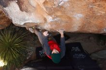 Bouldering in Hueco Tanks on 11/30/2019 with Blue Lizard Climbing and Yoga

Filename: SRM_20191130_1328320.jpg
Aperture: f/6.3
Shutter Speed: 1/250
Body: Canon EOS-1D Mark II
Lens: Canon EF 16-35mm f/2.8 L