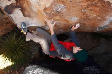 Bouldering in Hueco Tanks on 11/30/2019 with Blue Lizard Climbing and Yoga

Filename: SRM_20191130_1328410.jpg
Aperture: f/7.1
Shutter Speed: 1/250
Body: Canon EOS-1D Mark II
Lens: Canon EF 16-35mm f/2.8 L