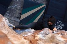 Bouldering in Hueco Tanks on 11/30/2019 with Blue Lizard Climbing and Yoga

Filename: SRM_20191130_1547500.jpg
Aperture: f/4.0
Shutter Speed: 1/250
Body: Canon EOS-1D Mark II
Lens: Canon EF 16-35mm f/2.8 L