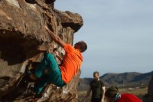 Bouldering in Hueco Tanks on 12/11/2019 with Blue Lizard Climbing and Yoga

Filename: SRM_20191211_1005460.jpg
Aperture: f/5.6
Shutter Speed: 1/400
Body: Canon EOS-1D Mark II
Lens: Canon EF 50mm f/1.8 II