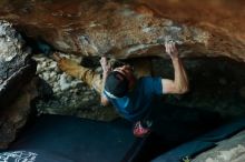 Bouldering in Hueco Tanks on 12/13/2019 with Blue Lizard Climbing and Yoga

Filename: SRM_20191213_1757190.jpg
Aperture: f/2.5
Shutter Speed: 1/250
Body: Canon EOS-1D Mark II
Lens: Canon EF 50mm f/1.8 II