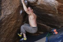 Bouldering in Hueco Tanks on 12/14/2019 with Blue Lizard Climbing and Yoga

Filename: SRM_20191214_1637580.jpg
Aperture: f/4.5
Shutter Speed: 1/250
Body: Canon EOS-1D Mark II
Lens: Canon EF 50mm f/1.8 II