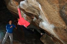 Bouldering in Hueco Tanks on 12/15/2019 with Blue Lizard Climbing and Yoga

Filename: SRM_20191215_1100590.jpg
Aperture: f/8.0
Shutter Speed: 1/250
Body: Canon EOS-1D Mark II
Lens: Canon EF 16-35mm f/2.8 L