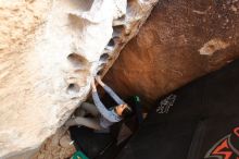 Bouldering in Hueco Tanks on 12/16/2019 with Blue Lizard Climbing and Yoga

Filename: SRM_20191216_1526020.jpg
Aperture: f/4.5
Shutter Speed: 1/250
Body: Canon EOS-1D Mark II
Lens: Canon EF 16-35mm f/2.8 L