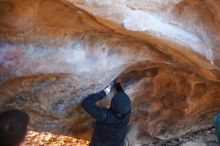 Bouldering in Hueco Tanks on 12/16/2019 with Blue Lizard Climbing and Yoga

Filename: SRM_20191216_1704240.jpg
Aperture: f/2.2
Shutter Speed: 1/250
Body: Canon EOS-1D Mark II
Lens: Canon EF 50mm f/1.8 II