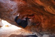 Bouldering in Hueco Tanks on 12/16/2019 with Blue Lizard Climbing and Yoga

Filename: SRM_20191216_1712170.jpg
Aperture: f/3.2
Shutter Speed: 1/250
Body: Canon EOS-1D Mark II
Lens: Canon EF 16-35mm f/2.8 L