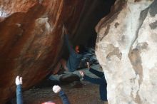 Bouldering in Hueco Tanks on 12/16/2019 with Blue Lizard Climbing and Yoga

Filename: SRM_20191216_1755250.jpg
Aperture: f/2.5
Shutter Speed: 1/250
Body: Canon EOS-1D Mark II
Lens: Canon EF 50mm f/1.8 II