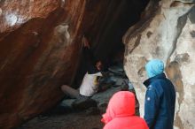 Bouldering in Hueco Tanks on 12/16/2019 with Blue Lizard Climbing and Yoga

Filename: SRM_20191216_1756170.jpg
Aperture: f/2.8
Shutter Speed: 1/250
Body: Canon EOS-1D Mark II
Lens: Canon EF 50mm f/1.8 II