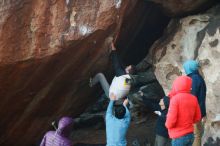 Bouldering in Hueco Tanks on 12/16/2019 with Blue Lizard Climbing and Yoga

Filename: SRM_20191216_1756360.jpg
Aperture: f/2.8
Shutter Speed: 1/250
Body: Canon EOS-1D Mark II
Lens: Canon EF 50mm f/1.8 II