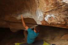 Bouldering in Hueco Tanks on 12/24/2019 with Blue Lizard Climbing and Yoga

Filename: SRM_20191224_1438590.jpg
Aperture: f/3.2
Shutter Speed: 1/200
Body: Canon EOS-1D Mark II
Lens: Canon EF 50mm f/1.8 II