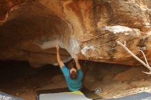 Bouldering in Hueco Tanks on 12/24/2019 with Blue Lizard Climbing and Yoga

Filename: SRM_20191224_1441150.jpg
Aperture: f/2.8
Shutter Speed: 1/200
Body: Canon EOS-1D Mark II
Lens: Canon EF 50mm f/1.8 II