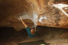 Bouldering in Hueco Tanks on 12/24/2019 with Blue Lizard Climbing and Yoga

Filename: SRM_20191224_1517520.jpg
Aperture: f/2.2
Shutter Speed: 1/250
Body: Canon EOS-1D Mark II
Lens: Canon EF 50mm f/1.8 II