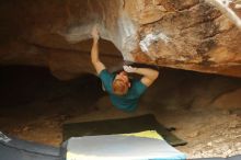 Bouldering in Hueco Tanks on 12/24/2019 with Blue Lizard Climbing and Yoga

Filename: SRM_20191224_1518000.jpg
Aperture: f/2.2
Shutter Speed: 1/250
Body: Canon EOS-1D Mark II
Lens: Canon EF 50mm f/1.8 II