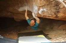 Bouldering in Hueco Tanks on 12/24/2019 with Blue Lizard Climbing and Yoga

Filename: SRM_20191224_1518010.jpg
Aperture: f/2.2
Shutter Speed: 1/250
Body: Canon EOS-1D Mark II
Lens: Canon EF 50mm f/1.8 II