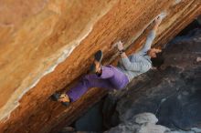 Bouldering in Hueco Tanks on 12/29/2019 with Blue Lizard Climbing and Yoga

Filename: SRM_20191229_1636550.jpg
Aperture: f/4.0
Shutter Speed: 1/320
Body: Canon EOS-1D Mark II
Lens: Canon EF 50mm f/1.8 II