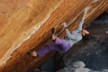 Bouldering in Hueco Tanks on 12/29/2019 with Blue Lizard Climbing and Yoga

Filename: SRM_20191229_1636551.jpg
Aperture: f/4.0
Shutter Speed: 1/320
Body: Canon EOS-1D Mark II
Lens: Canon EF 50mm f/1.8 II