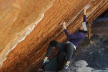 Bouldering in Hueco Tanks on 12/29/2019 with Blue Lizard Climbing and Yoga

Filename: SRM_20191229_1637310.jpg
Aperture: f/3.5
Shutter Speed: 1/320
Body: Canon EOS-1D Mark II
Lens: Canon EF 50mm f/1.8 II