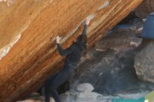 Bouldering in Hueco Tanks on 12/29/2019 with Blue Lizard Climbing and Yoga

Filename: SRM_20191229_1638320.jpg
Aperture: f/3.5
Shutter Speed: 1/320
Body: Canon EOS-1D Mark II
Lens: Canon EF 50mm f/1.8 II