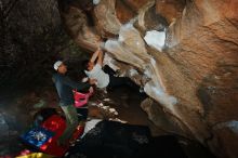 Bouldering in Hueco Tanks on 12/30/2019 with Blue Lizard Climbing and Yoga

Filename: SRM_20191230_1222510.jpg
Aperture: f/8.0
Shutter Speed: 1/250
Body: Canon EOS-1D Mark II
Lens: Canon EF 16-35mm f/2.8 L