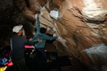 Bouldering in Hueco Tanks on 12/30/2019 with Blue Lizard Climbing and Yoga

Filename: SRM_20191230_1224260.jpg
Aperture: f/8.0
Shutter Speed: 1/250
Body: Canon EOS-1D Mark II
Lens: Canon EF 16-35mm f/2.8 L