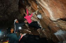 Bouldering in Hueco Tanks on 12/30/2019 with Blue Lizard Climbing and Yoga

Filename: SRM_20191230_1227010.jpg
Aperture: f/8.0
Shutter Speed: 1/250
Body: Canon EOS-1D Mark II
Lens: Canon EF 16-35mm f/2.8 L