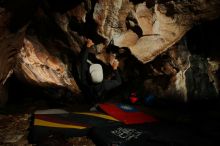 Bouldering in Hueco Tanks on 12/30/2019 with Blue Lizard Climbing and Yoga

Filename: SRM_20191230_1748580.jpg
Aperture: f/8.0
Shutter Speed: 1/250
Body: Canon EOS-1D Mark II
Lens: Canon EF 16-35mm f/2.8 L