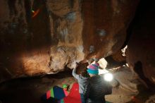 Bouldering in Hueco Tanks on 12/31/2019 with Blue Lizard Climbing and Yoga

Filename: SRM_20191231_1154540.jpg
Aperture: f/8.0
Shutter Speed: 1/250
Body: Canon EOS-1D Mark II
Lens: Canon EF 16-35mm f/2.8 L