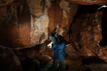 Bouldering in Hueco Tanks on 12/31/2019 with Blue Lizard Climbing and Yoga

Filename: SRM_20191231_1201590.jpg
Aperture: f/8.0
Shutter Speed: 1/250
Body: Canon EOS-1D Mark II
Lens: Canon EF 16-35mm f/2.8 L