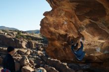 Bouldering in Hueco Tanks on 01/01/2020 with Blue Lizard Climbing and Yoga

Filename: SRM_20200101_1106481.jpg
Aperture: f/5.6
Shutter Speed: 1/250
Body: Canon EOS-1D Mark II
Lens: Canon EF 50mm f/1.8 II