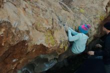 Bouldering in Hueco Tanks on 01/01/2020 with Blue Lizard Climbing and Yoga

Filename: SRM_20200101_1637000.jpg
Aperture: f/5.0
Shutter Speed: 1/250
Body: Canon EOS-1D Mark II
Lens: Canon EF 50mm f/1.8 II