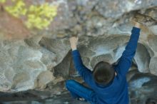 Bouldering in Hueco Tanks on 01/01/2020 with Blue Lizard Climbing and Yoga

Filename: SRM_20200101_1639190.jpg
Aperture: f/2.8
Shutter Speed: 1/250
Body: Canon EOS-1D Mark II
Lens: Canon EF 50mm f/1.8 II