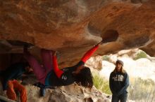 Bouldering in Hueco Tanks on 01/02/2020 with Blue Lizard Climbing and Yoga

Filename: SRM_20200102_1124170.jpg
Aperture: f/3.2
Shutter Speed: 1/250
Body: Canon EOS-1D Mark II
Lens: Canon EF 50mm f/1.8 II