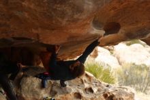 Bouldering in Hueco Tanks on 01/02/2020 with Blue Lizard Climbing and Yoga

Filename: SRM_20200102_1126440.jpg
Aperture: f/3.2
Shutter Speed: 1/250
Body: Canon EOS-1D Mark II
Lens: Canon EF 50mm f/1.8 II