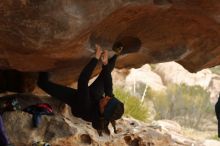 Bouldering in Hueco Tanks on 01/02/2020 with Blue Lizard Climbing and Yoga

Filename: SRM_20200102_1130000.jpg
Aperture: f/3.2
Shutter Speed: 1/250
Body: Canon EOS-1D Mark II
Lens: Canon EF 50mm f/1.8 II