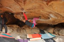 Bouldering in Hueco Tanks on 01/02/2020 with Blue Lizard Climbing and Yoga

Filename: SRM_20200102_1211370.jpg
Aperture: f/3.5
Shutter Speed: 1/250
Body: Canon EOS-1D Mark II
Lens: Canon EF 16-35mm f/2.8 L