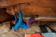 Bouldering in Hueco Tanks on 01/02/2020 with Blue Lizard Climbing and Yoga

Filename: SRM_20200102_1215010.jpg
Aperture: f/3.5
Shutter Speed: 1/250
Body: Canon EOS-1D Mark II
Lens: Canon EF 16-35mm f/2.8 L