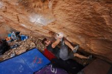 Bouldering in Hueco Tanks on 01/04/2020 with Blue Lizard Climbing and Yoga

Filename: SRM_20200104_1320210.jpg
Aperture: f/4.5
Shutter Speed: 1/200
Body: Canon EOS-1D Mark II
Lens: Canon EF 16-35mm f/2.8 L