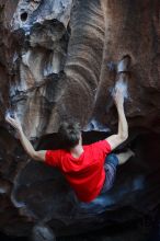 Bouldering in Hueco Tanks on 01/04/2020 with Blue Lizard Climbing and Yoga

Filename: SRM_20200104_1420460.jpg
Aperture: f/3.2
Shutter Speed: 1/250
Body: Canon EOS-1D Mark II
Lens: Canon EF 50mm f/1.8 II