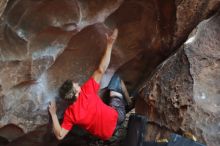 Bouldering in Hueco Tanks on 01/04/2020 with Blue Lizard Climbing and Yoga

Filename: SRM_20200104_1512070.jpg
Aperture: f/2.0
Shutter Speed: 1/250
Body: Canon EOS-1D Mark II
Lens: Canon EF 50mm f/1.8 II