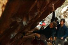 Bouldering in Hueco Tanks on 01/04/2020 with Blue Lizard Climbing and Yoga

Filename: SRM_20200104_1753120.jpg
Aperture: f/3.2
Shutter Speed: 1/200
Body: Canon EOS-1D Mark II
Lens: Canon EF 50mm f/1.8 II