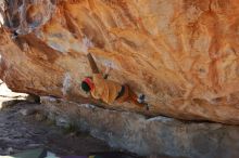 Bouldering in Hueco Tanks on 01/08/2020 with Blue Lizard Climbing and Yoga

Filename: SRM_20200108_1305440.jpg
Aperture: f/7.1
Shutter Speed: 1/500
Body: Canon EOS-1D Mark II
Lens: Canon EF 16-35mm f/2.8 L