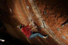 Bouldering in Hueco Tanks on 01/08/2020 with Blue Lizard Climbing and Yoga

Filename: SRM_20200108_1522300.jpg
Aperture: f/5.6
Shutter Speed: 1/250
Body: Canon EOS-1D Mark II
Lens: Canon EF 16-35mm f/2.8 L