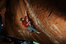 Bouldering in Hueco Tanks on 01/08/2020 with Blue Lizard Climbing and Yoga

Filename: SRM_20200108_1526410.jpg
Aperture: f/5.6
Shutter Speed: 1/250
Body: Canon EOS-1D Mark II
Lens: Canon EF 16-35mm f/2.8 L